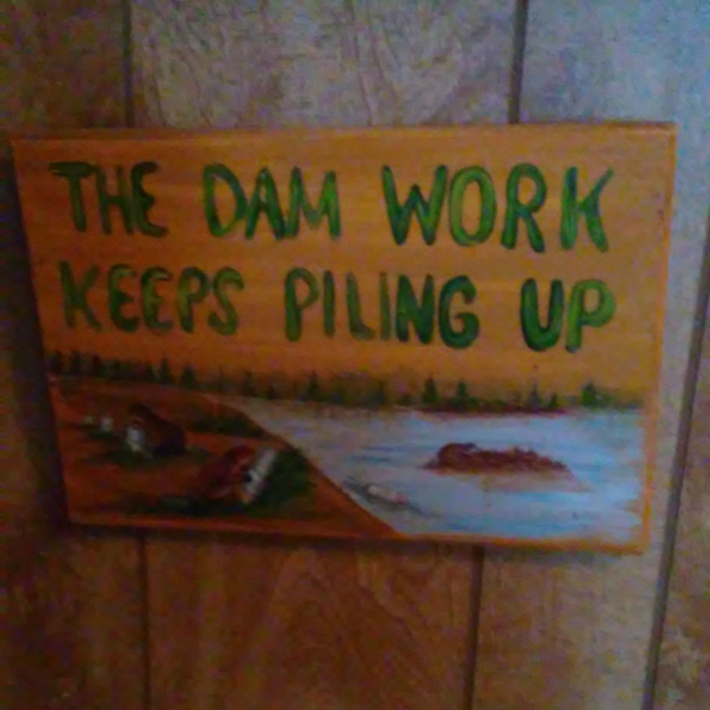 HANDMADE WOODEN PLAQUE/ WALL DECOR.